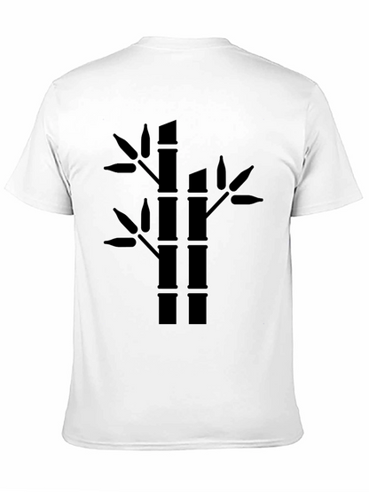Bamboo Graphic Tee - Mens Black T-Shirt