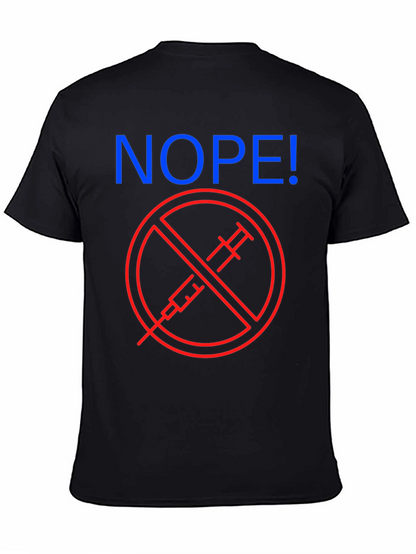 Nope! Anti-Vaccine Graphic T-Shirt