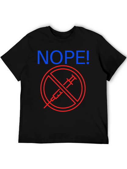 Nope! Anti-Vaccine Graphic T-Shirt
