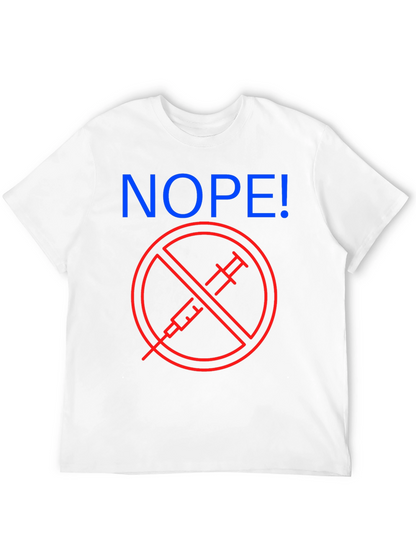 Nope! Anti-Vaccine Graphic T-Shirt
