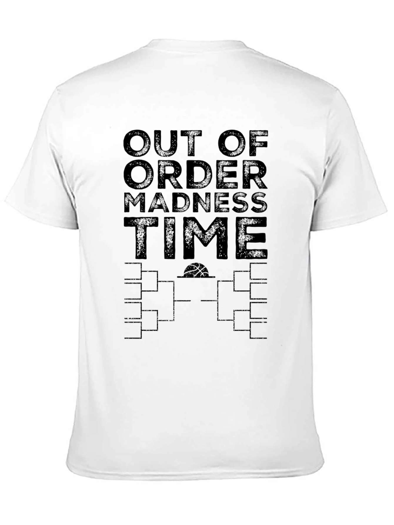 Out of Order Madness Time Black T-Shirt