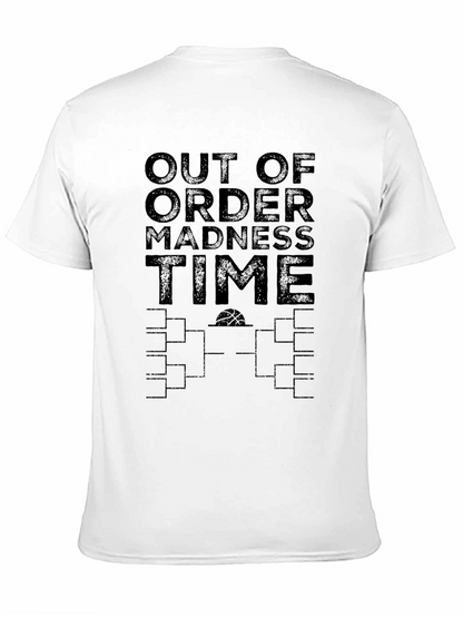 Out of Order Madness Time Black T-Shirt