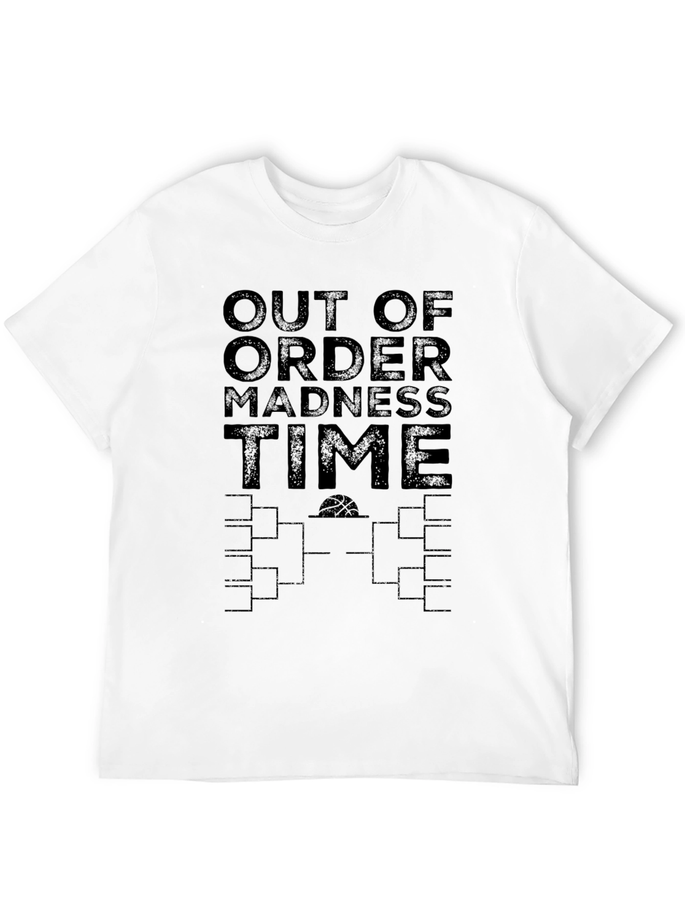 Out of Order Madness Time Black T-Shirt