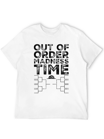 Out of Order Madness Time Black T-Shirt