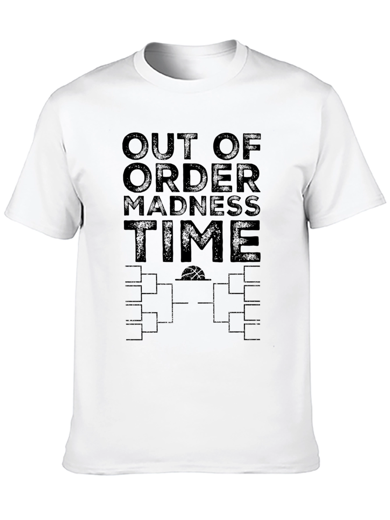 Out of Order Madness Time Black T-Shirt