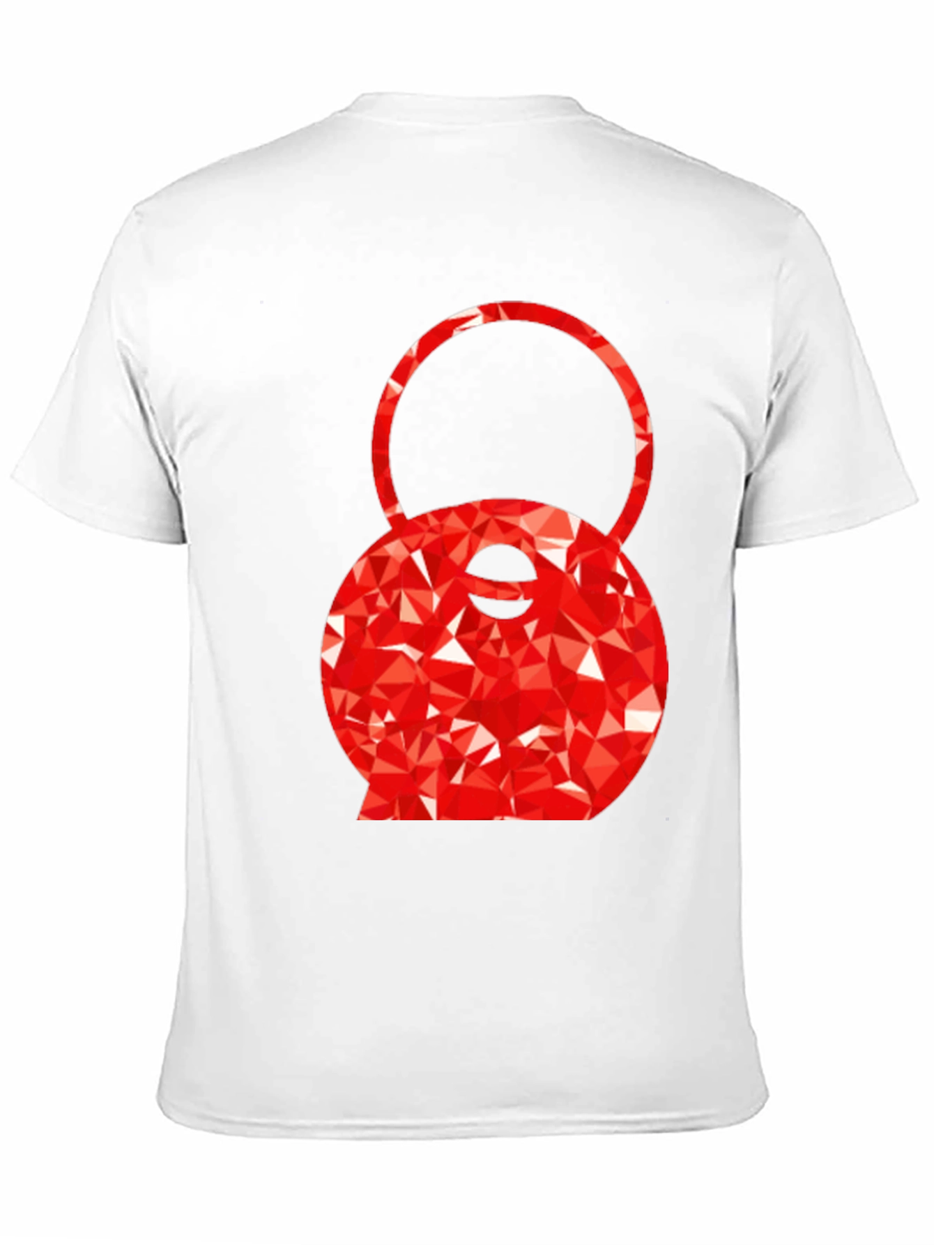 Red Kettlebell Graphic Tee - Black Cotton Blend
