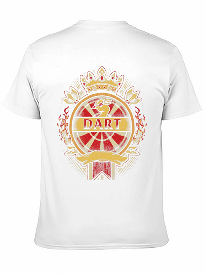Dart T-Shirt - Crown and Dartboard Design