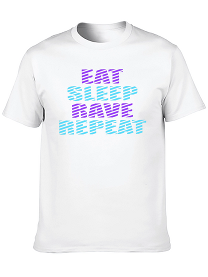 Eat Sleep Rave Repeat Graphic Tee