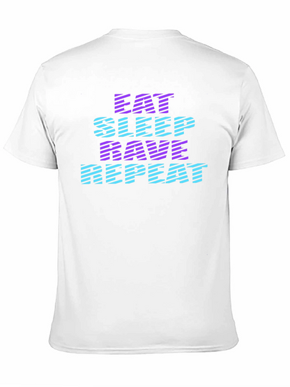 Eat Sleep Rave Repeat Graphic Tee