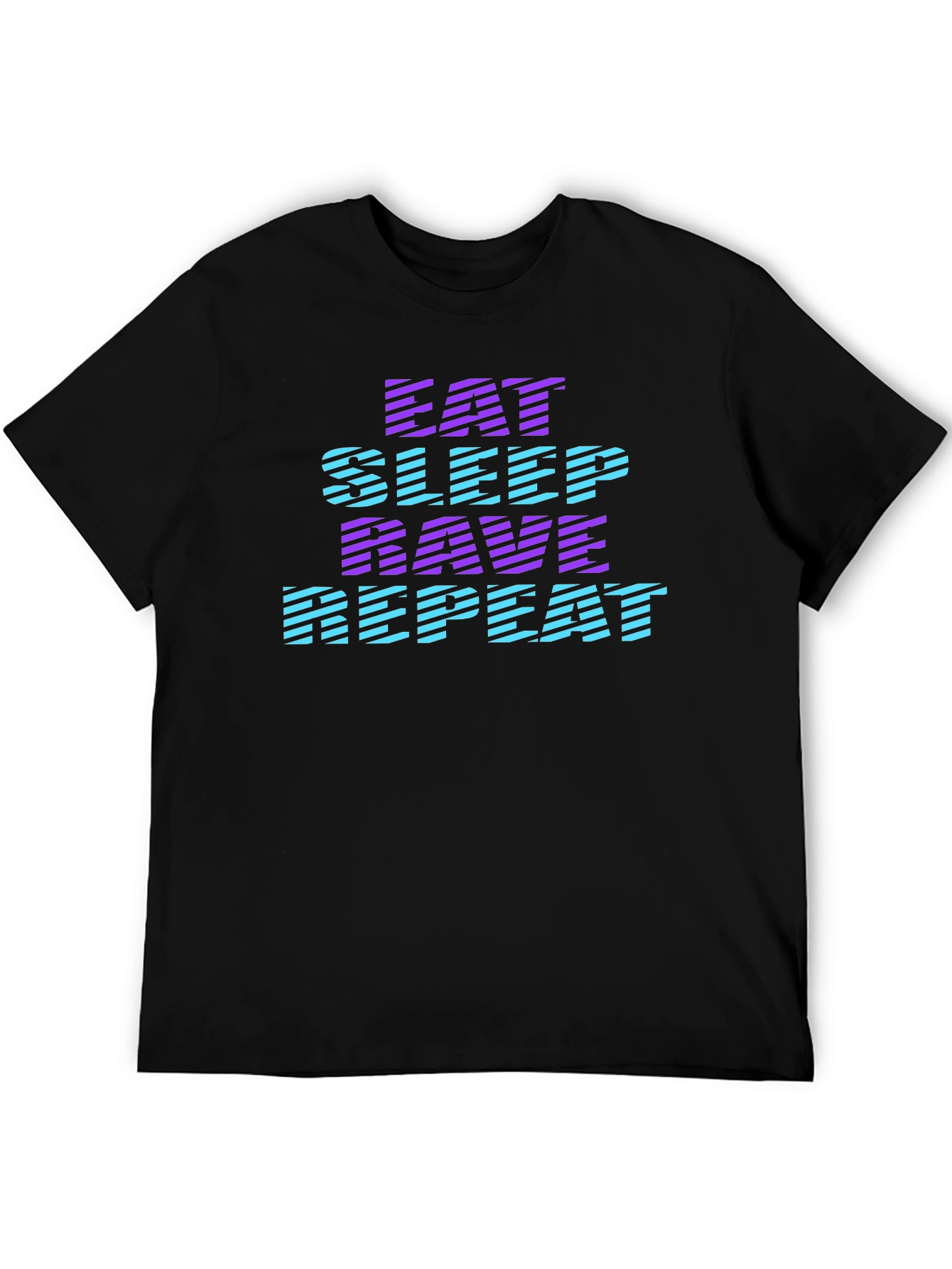 Eat Sleep Rave Repeat Graphic Tee