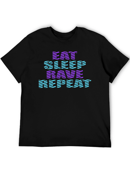 Eat Sleep Rave Repeat Graphic Tee