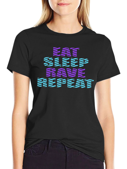 Eat Sleep Rave Repeat Graphic Tee