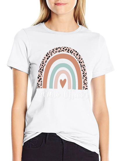 Parole Officer Rainbow Graphic Tee