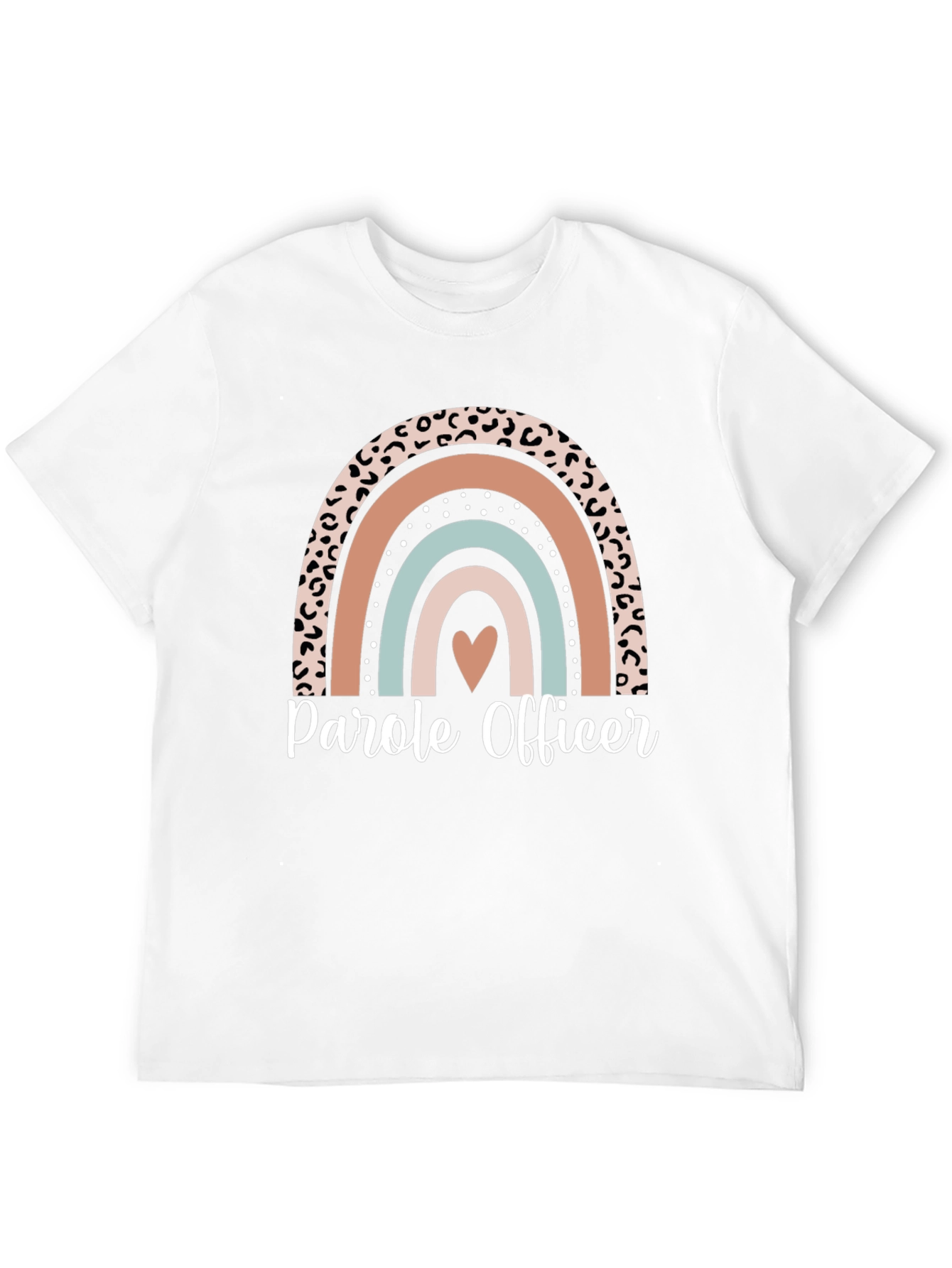 Parole Officer Rainbow Graphic Tee