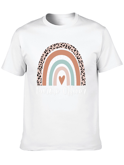 Parole Officer Rainbow Graphic Tee