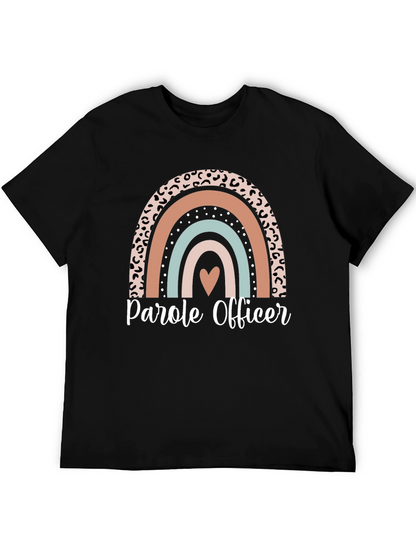 Parole Officer Rainbow Graphic Tee