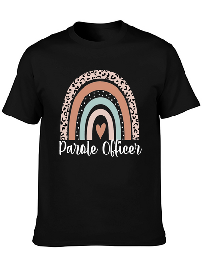 Parole Officer Rainbow Graphic Tee
