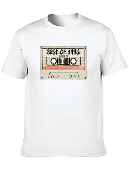 Best of 1996 Graphic T-Shirt - Retro Cassette Design