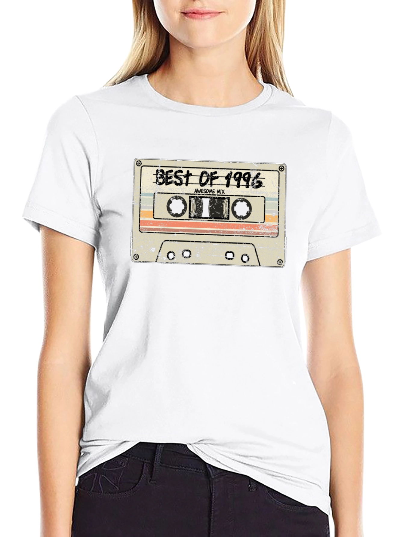 Best of 1996 Graphic T-Shirt - Retro Cassette Design
