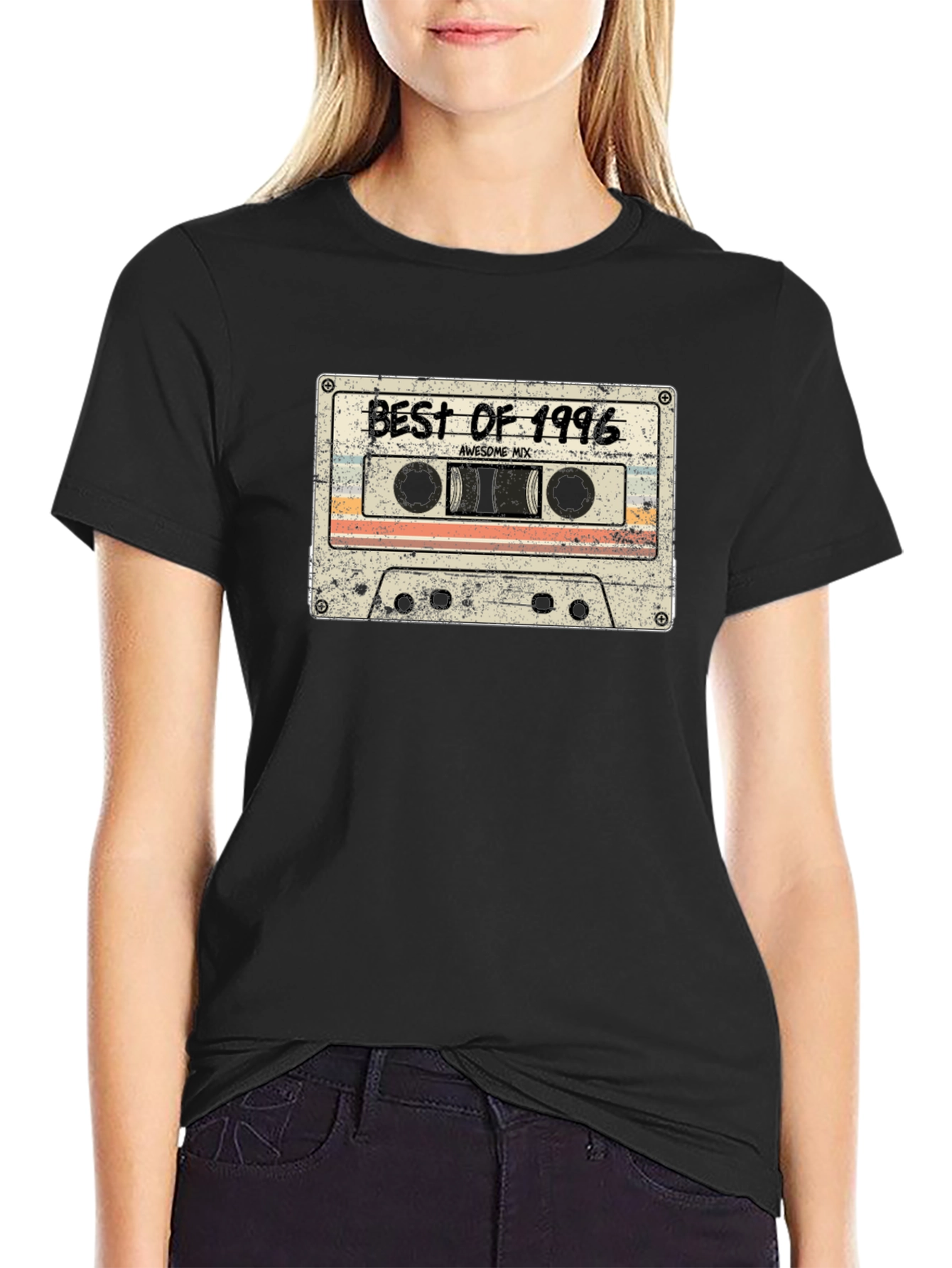 Best of 1996 Graphic T-Shirt - Retro Cassette Design