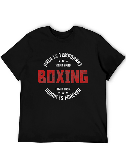 Boxing Graphic T-Shirt - Pain is Temporary