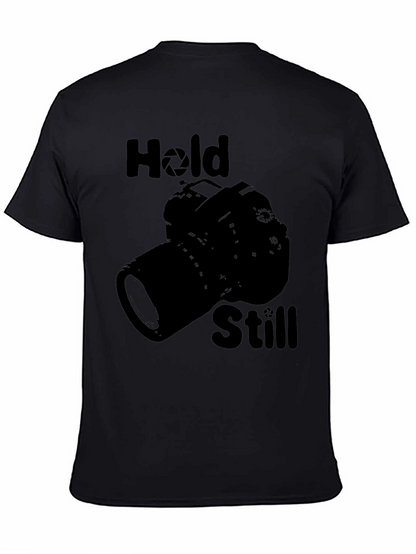 Hold Still Photographer T-Shirt - Camera Graphic Tee