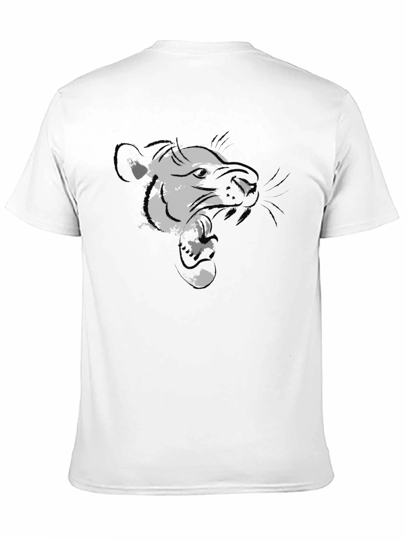 Black Graphic Tee - Ferocious Weasel Design