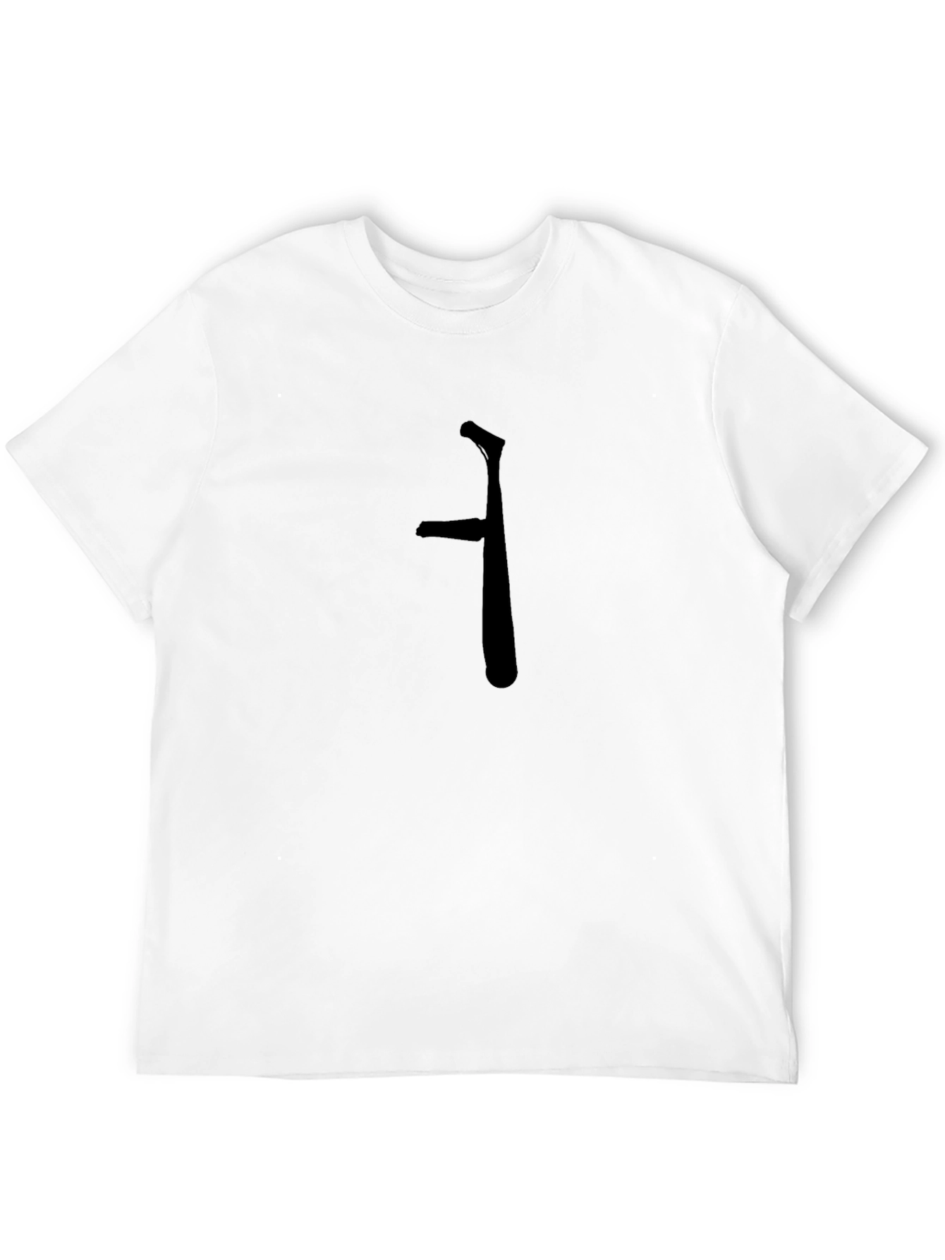 Minimalist Black T-Shirt with Unique Graphic