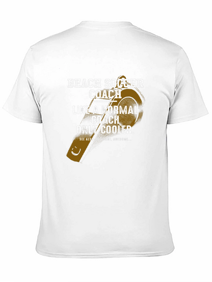 Beach Soccer Coach T-Shirt - Cool Coach Tee