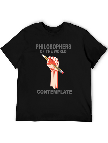 Philosophers of the World Graphic Tee - Contemplate!