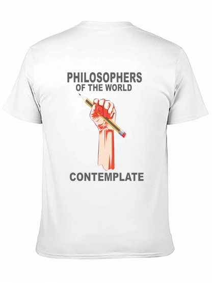 Philosophers of the World Graphic Tee - Contemplate!