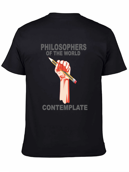 Philosophers of the World Graphic Tee - Contemplate!