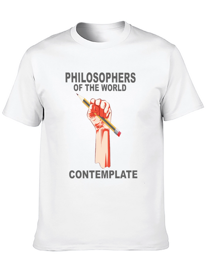 Philosophers of the World Graphic Tee - Contemplate!