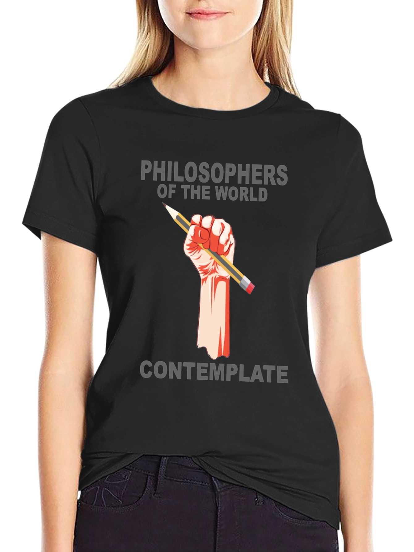 Philosophers of the World Graphic Tee - Contemplate!