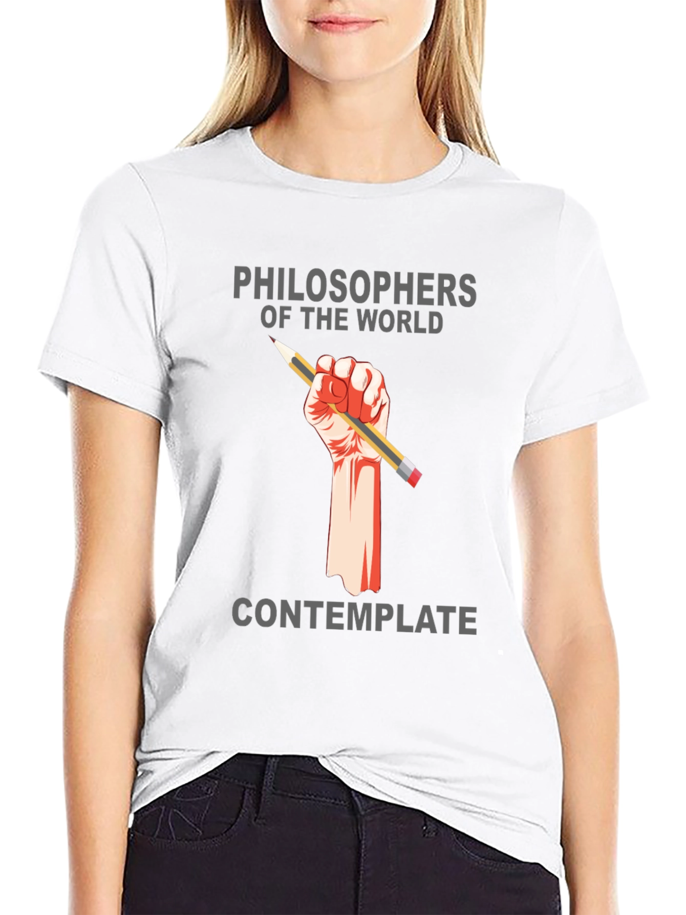 Philosophers of the World Graphic Tee - Contemplate!