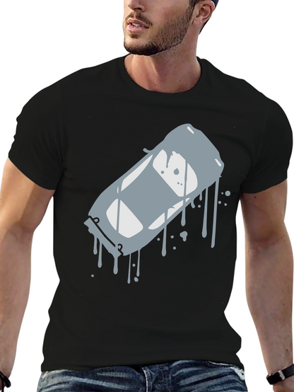 Cool Car Drip Graphic T-Shirt