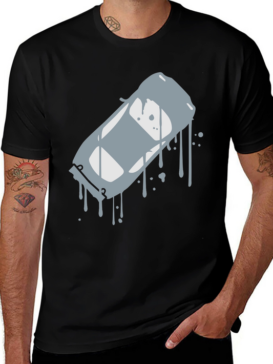 Cool Car Drip Graphic T-Shirt