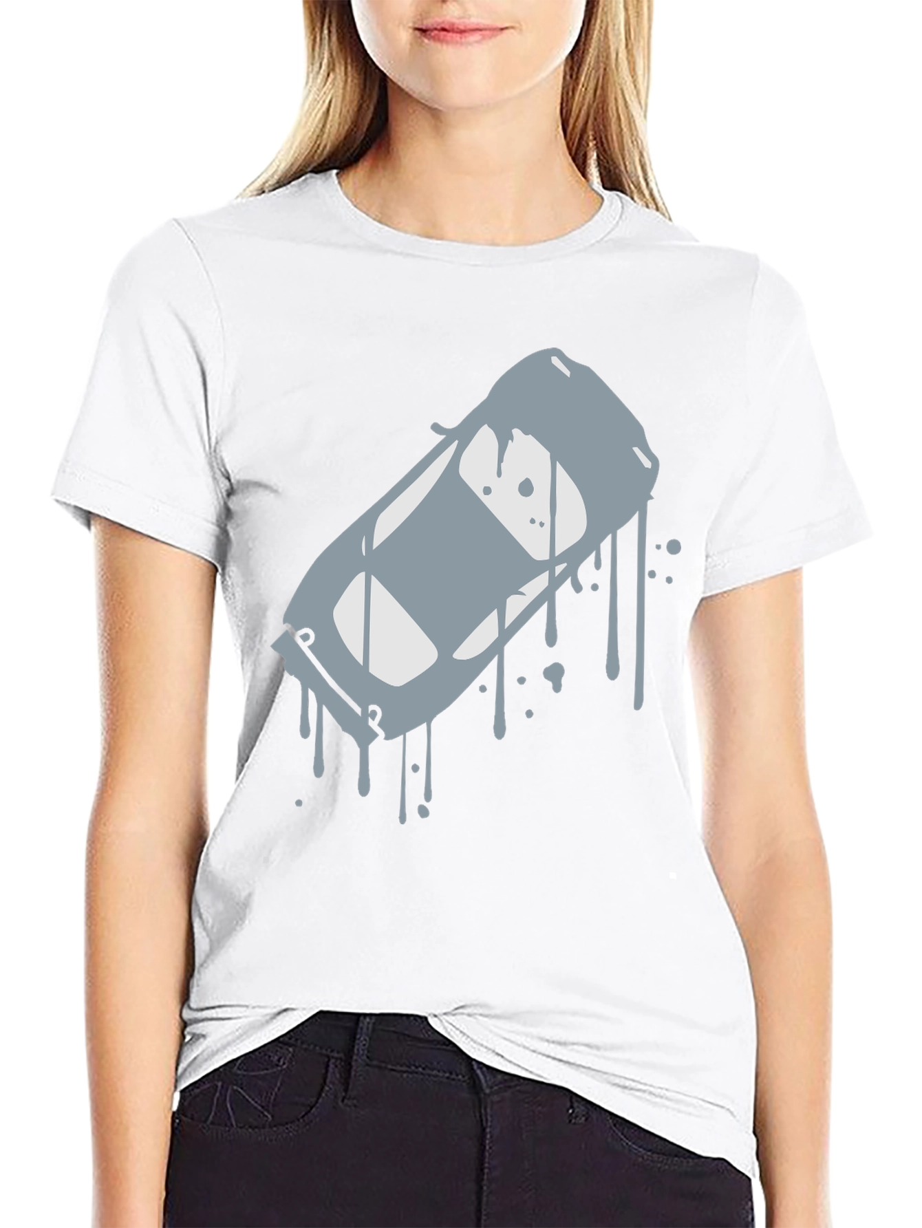 Cool Car Drip Graphic T-Shirt