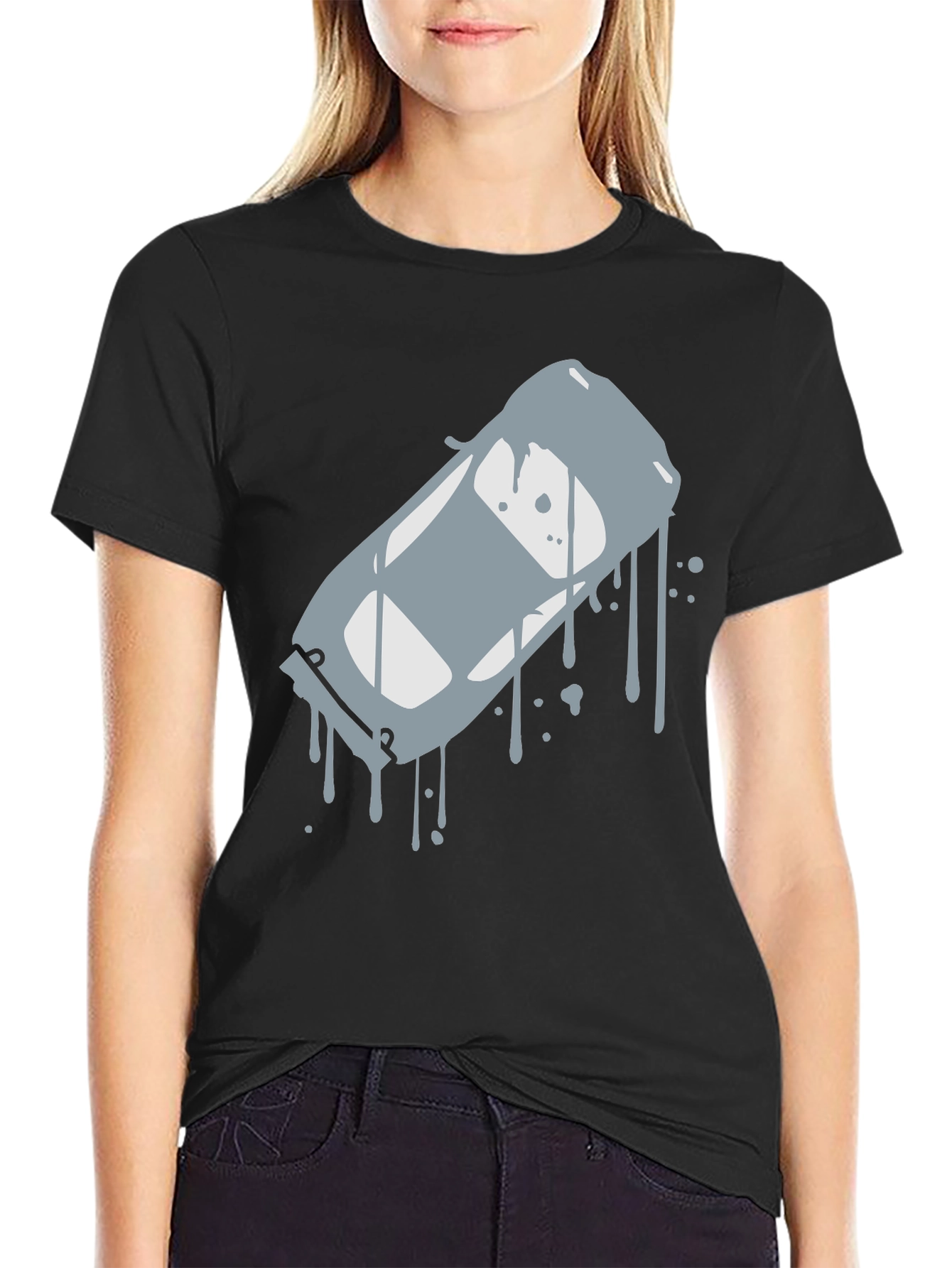 Cool Car Drip Graphic T-Shirt