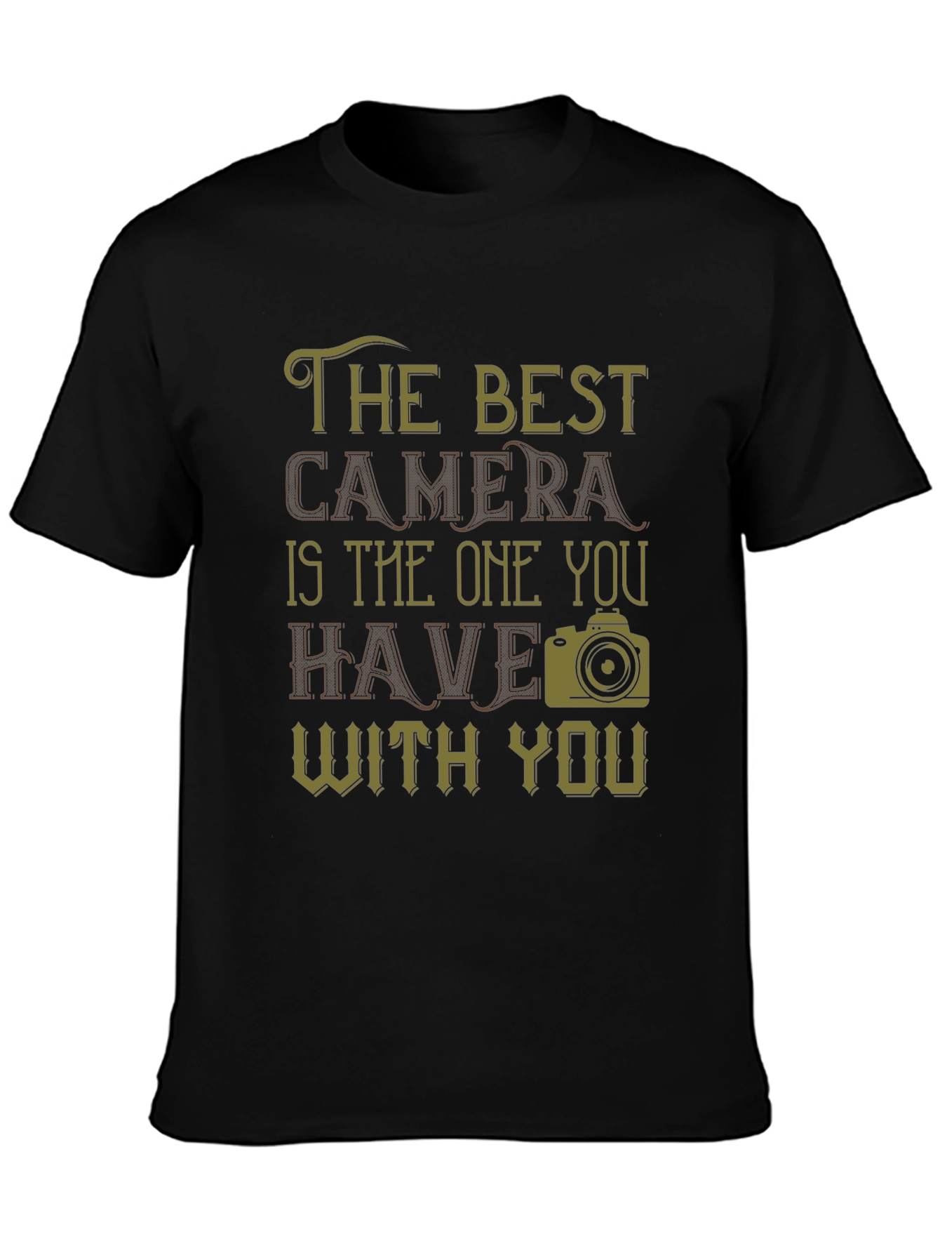 The Best Camera Graphic T-Shirt - Photography Lover Tee
