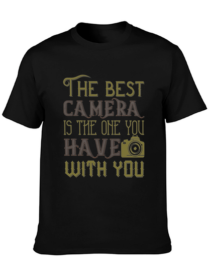 The Best Camera Graphic T-Shirt - Photography Lover Tee