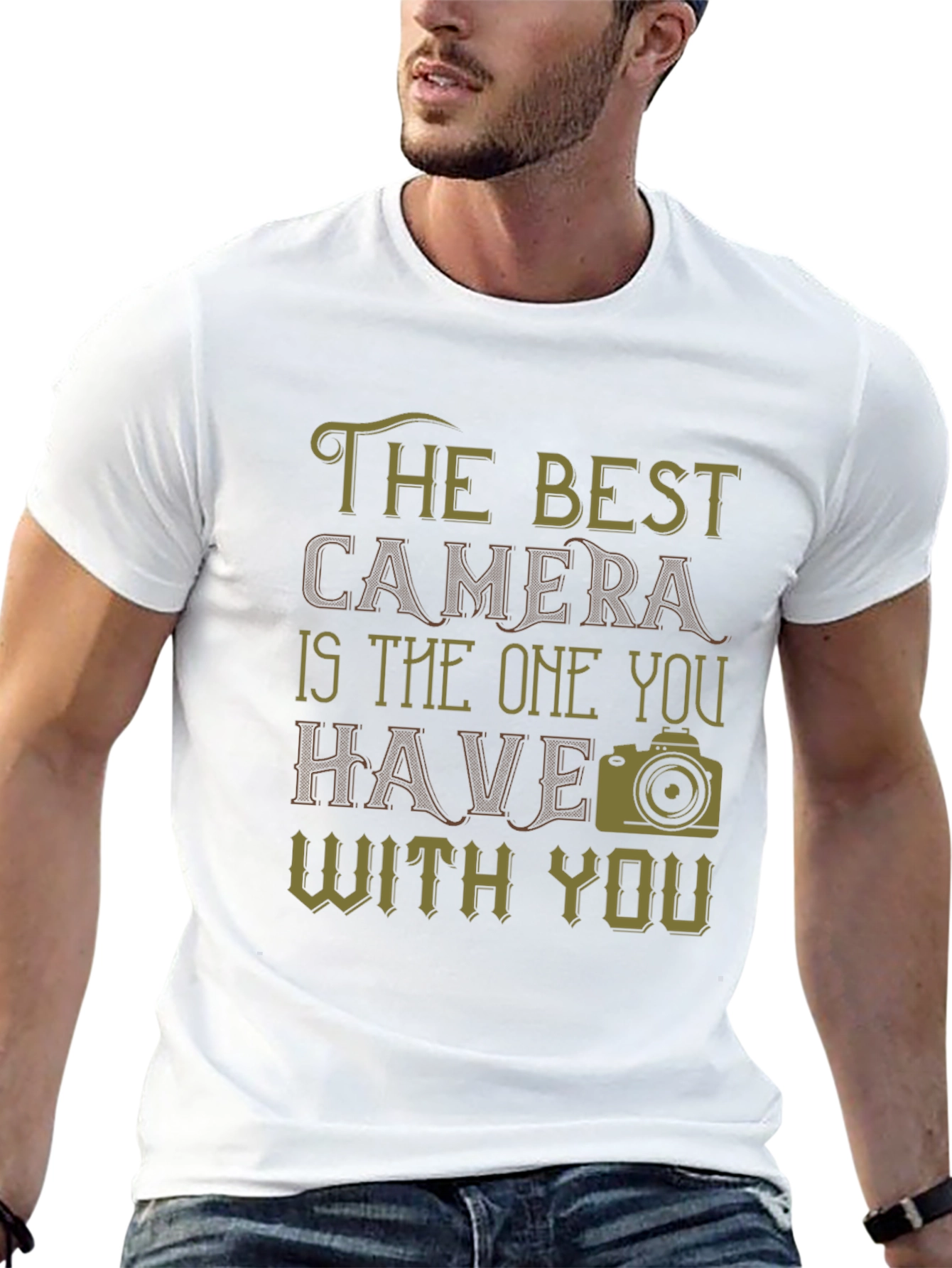 The Best Camera Graphic T-Shirt - Photography Lover Tee