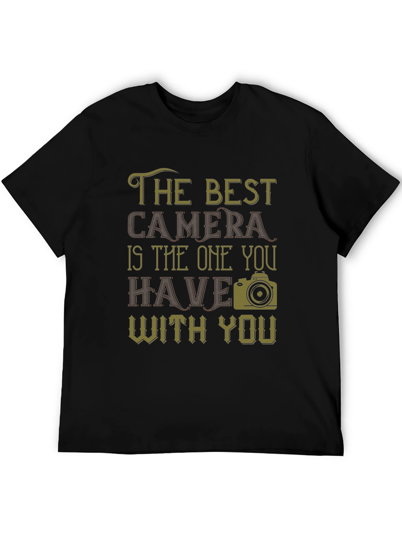 The Best Camera Graphic T-Shirt - Photography Lover Tee