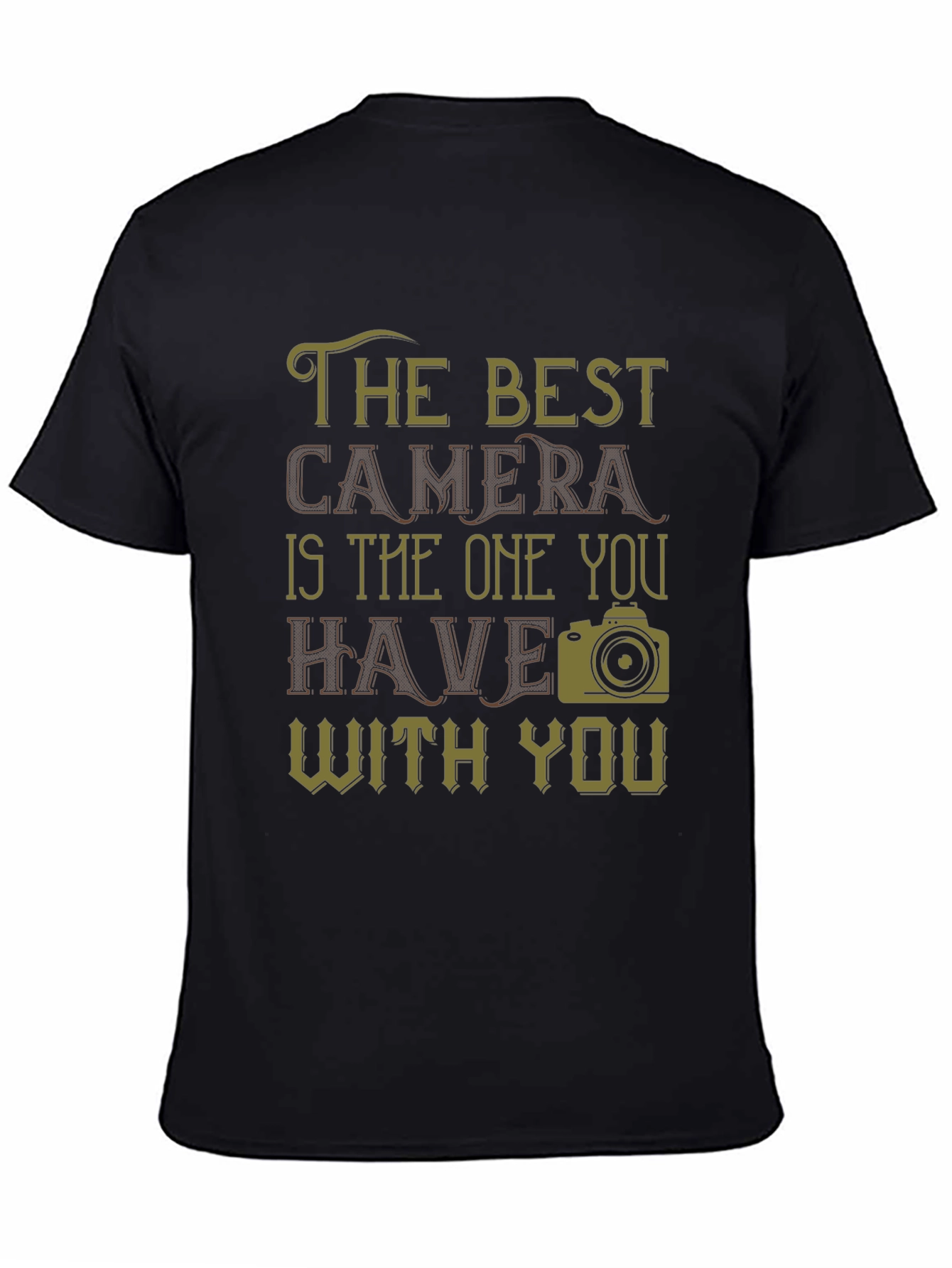 The Best Camera Graphic T-Shirt - Photography Lover Tee
