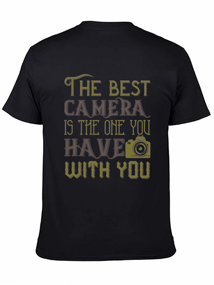 The Best Camera Graphic T-Shirt - Photography Lover Tee