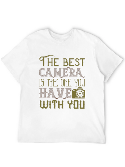 The Best Camera Graphic T-Shirt - Photography Lover Tee