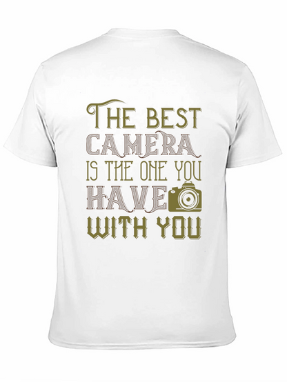 The Best Camera Graphic T-Shirt - Photography Lover Tee