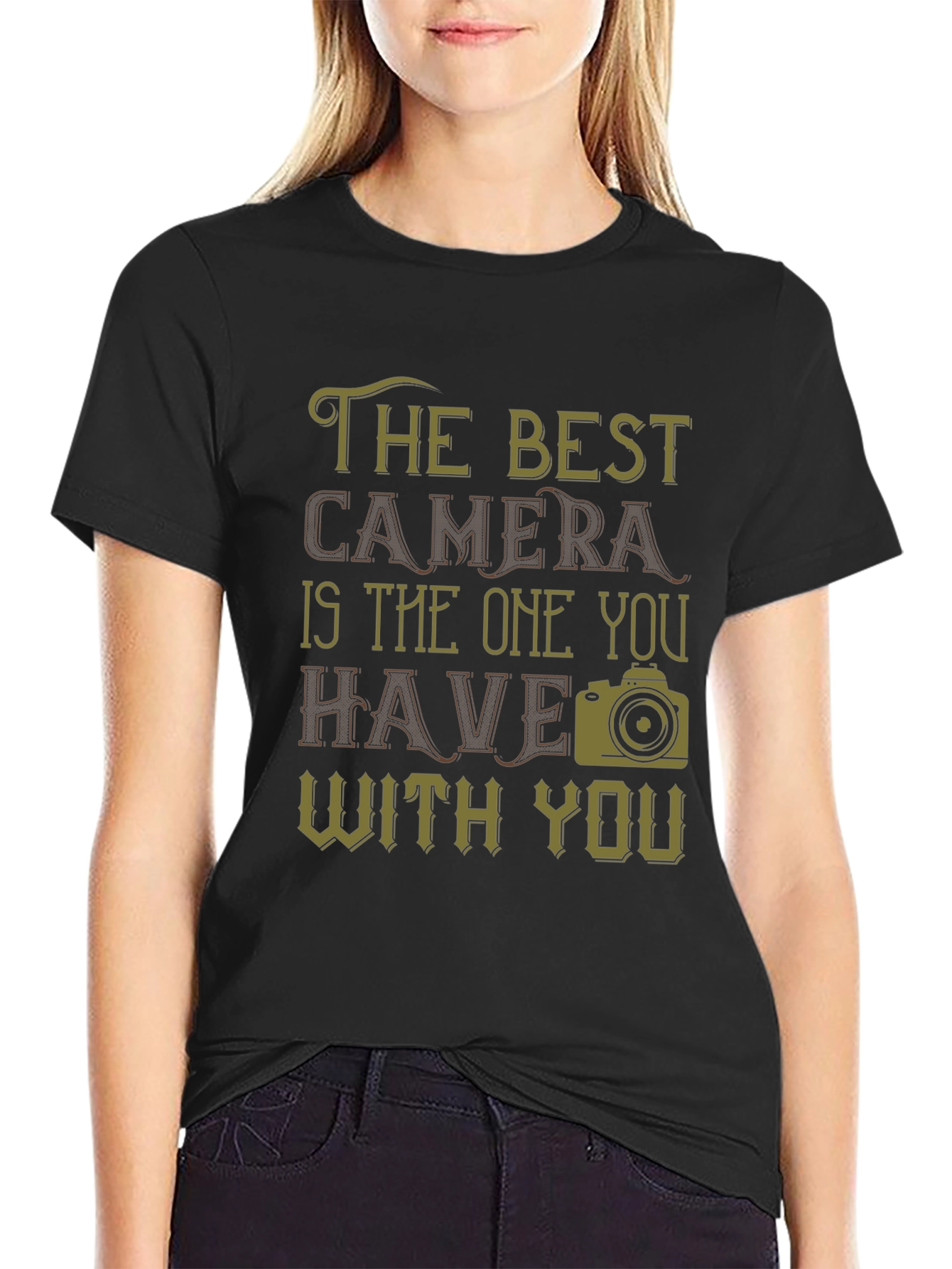 The Best Camera Graphic T-Shirt - Photography Lover Tee