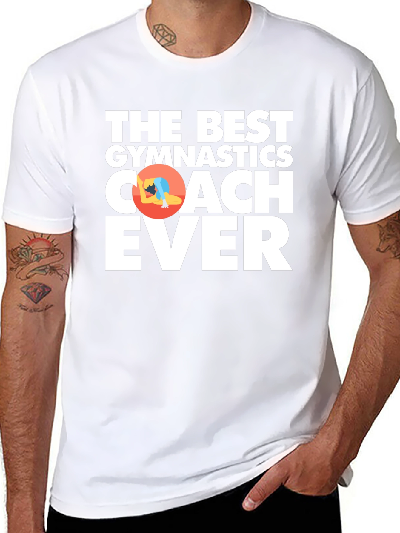 Gymnastics Coach T-Shirt - Best Coach Ever Graphic Tee