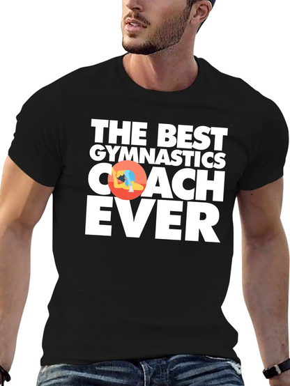 Gymnastics Coach T-Shirt - Best Coach Ever Graphic Tee